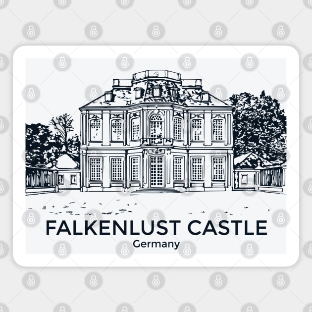 Falkenlust Castle - Germany Magnet by Lakeric